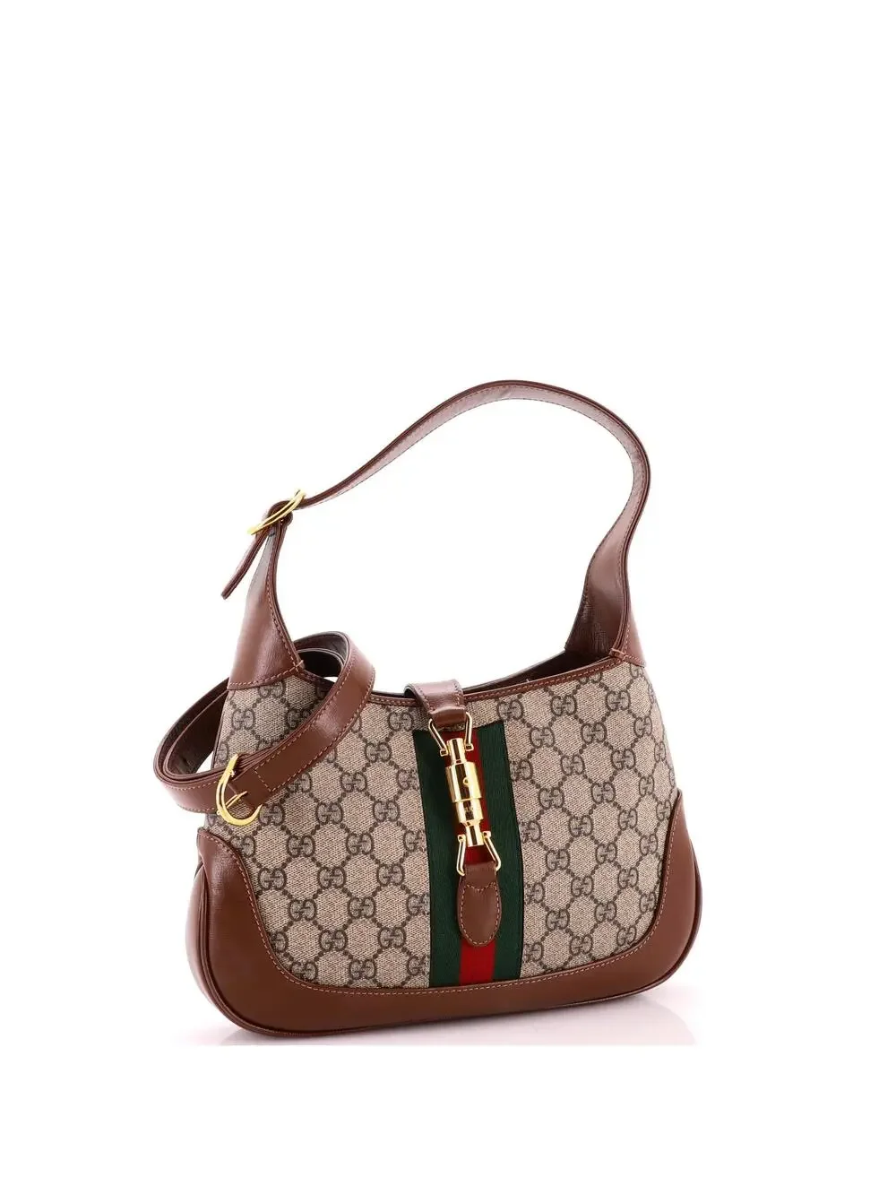 Gucci Jackie Hobo Gg Coated Canvas #335356G22B